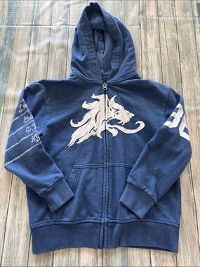 GAPKids Blue Zip-Up Hoodie (Sz: S 7/8)